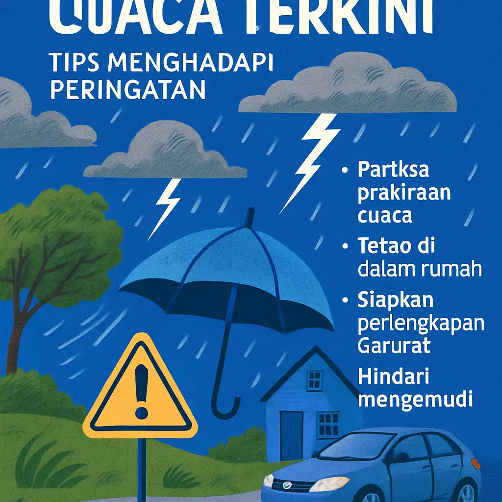 Cuaca Terkini: Tips Menghadapi Peringatan Cuaca Buruk