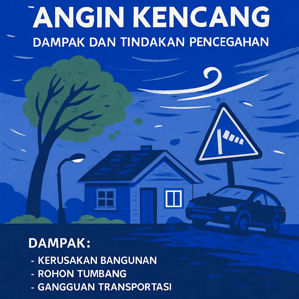 Peringatan Cuaca Angin Kencang: Dampak dan Tindakan Pencegahan